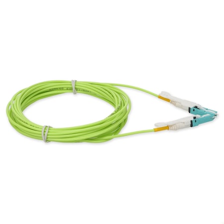 Add-On 3M CS MALE TO CS MALE STRAIGHT LIME GREEN OM5 DUPLEX FIBER OFNR RISER ADD-CS-CS-3M5OM5